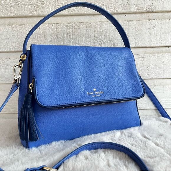 kate spade Handbags - KATE SPADE Periwinkle Chester Street Miri Flap Satchel Tote Crossbody Leila